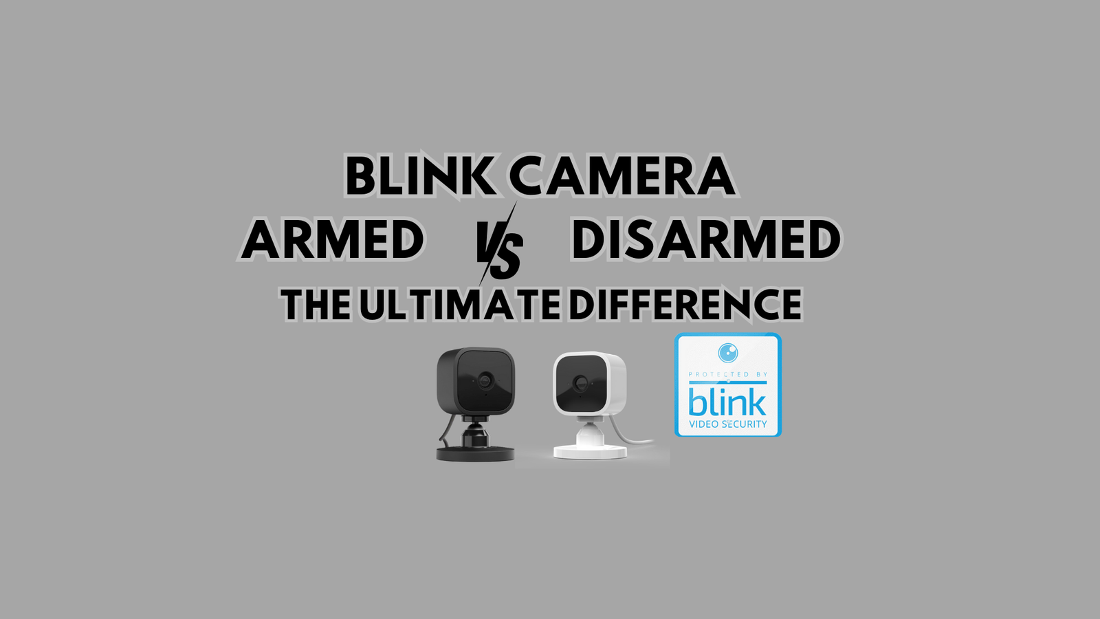 blink camera armed vs disarmed