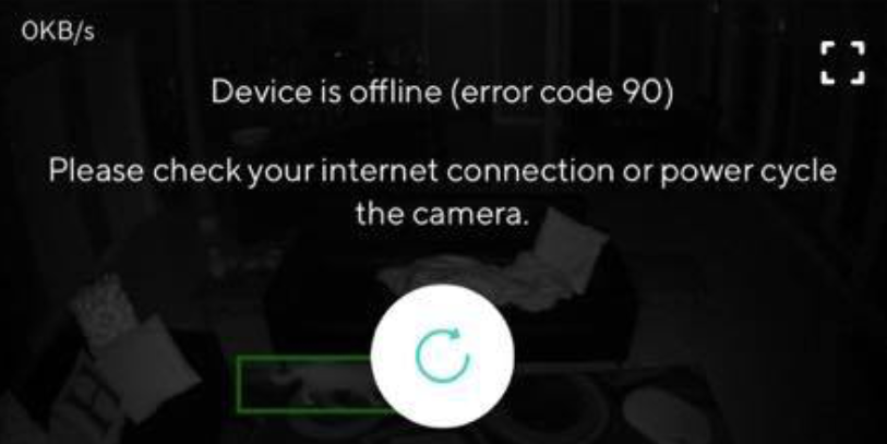 wyze camera offline