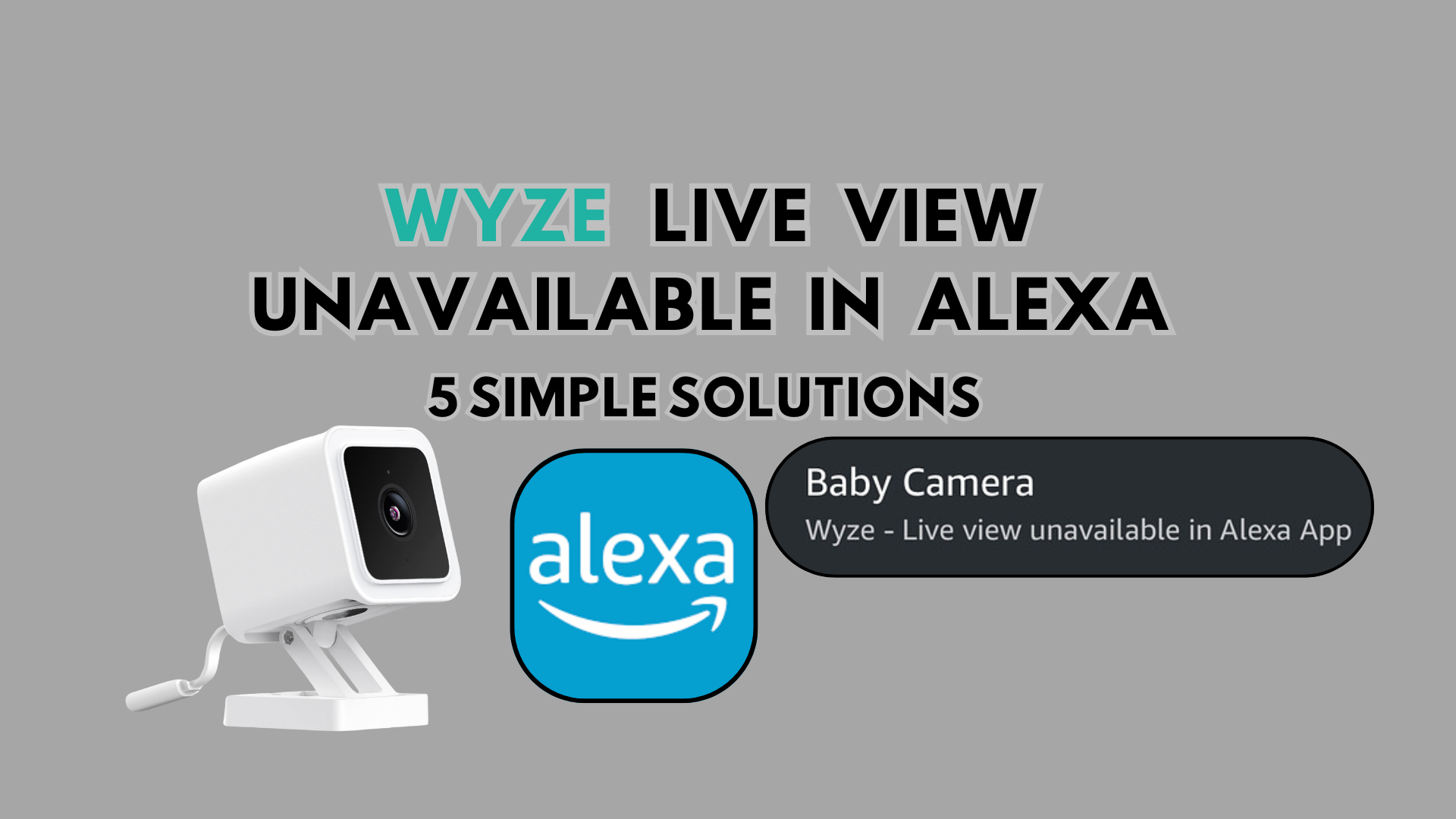 Wyze Live View Unavailable In Alexa App