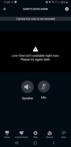 Why is Live View Unavailable in Alexa App