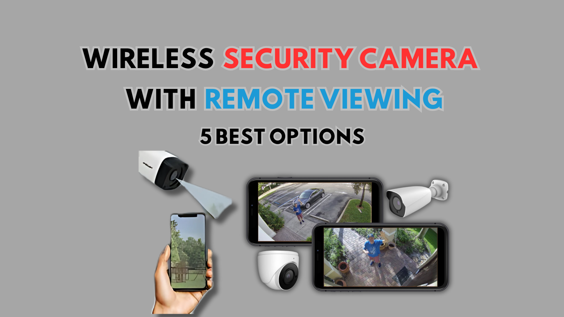 Wireless Security Camera System With Remote Viewing